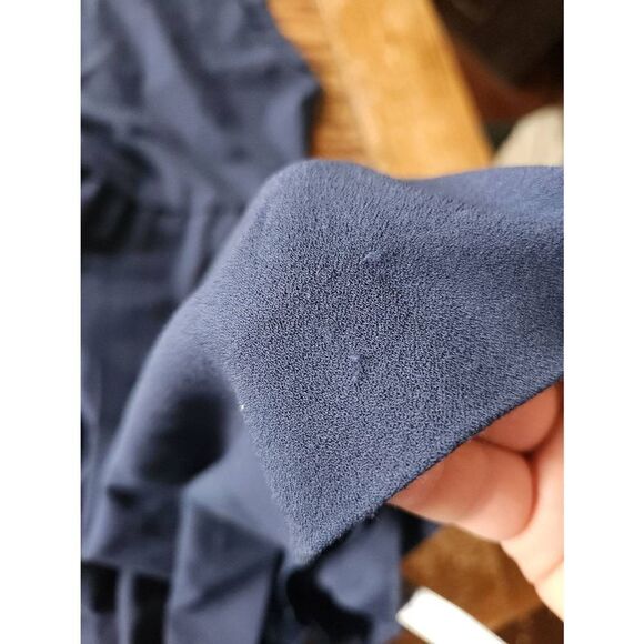 Alice+Olivia blue sleeveless drop waist dress sz Small - Picture 3 of 5